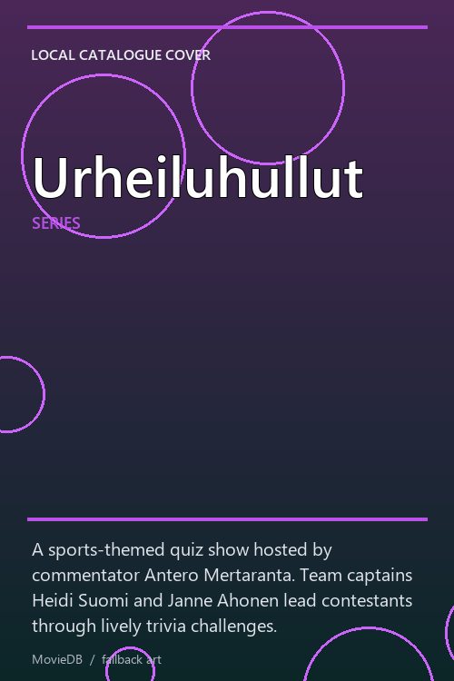 Urheiluhullut poster