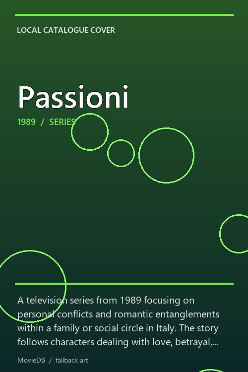 Passioni poster