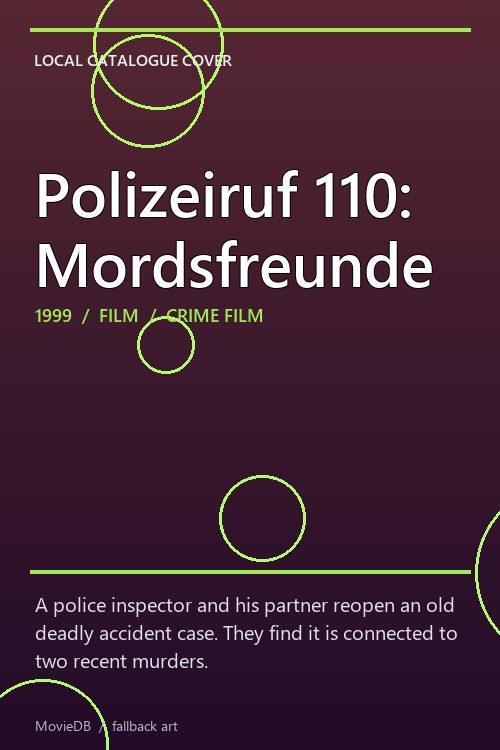 Polizeiruf 110: Mordsfreunde poster