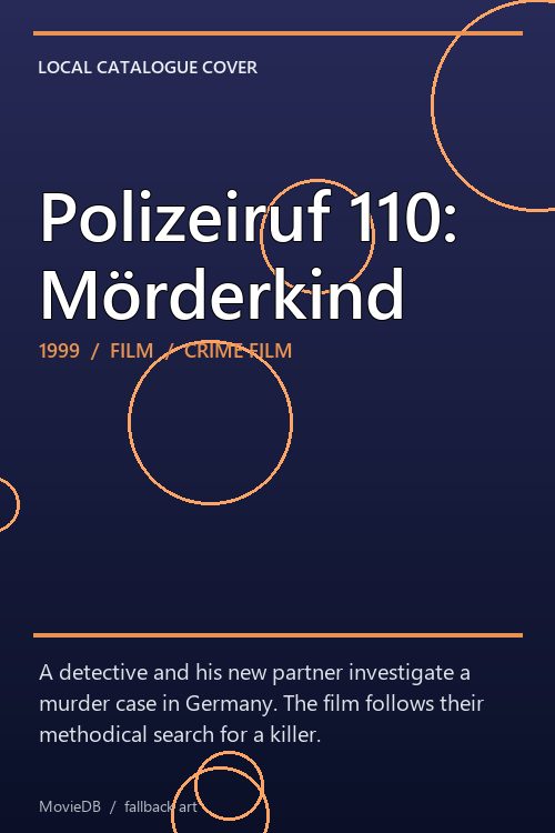 Polizeiruf 110: Mörderkind poster