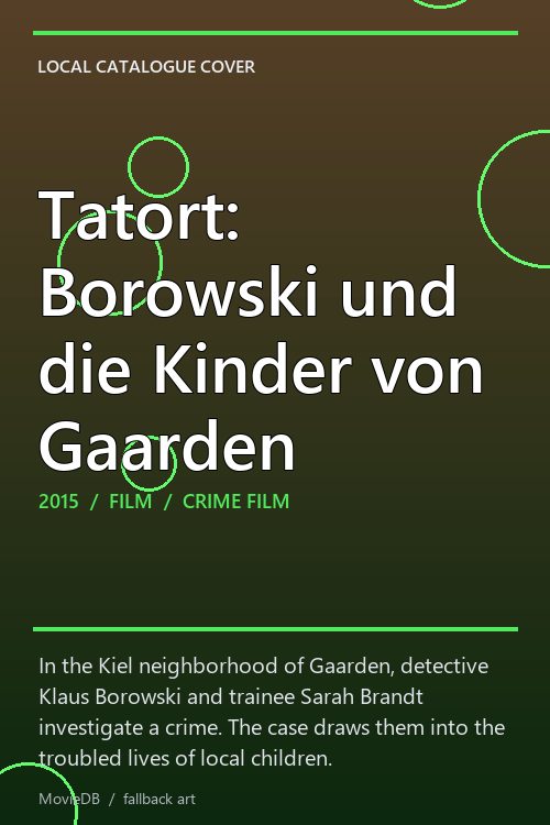 Tatort: Borowski und die Kinder von Gaarden poster