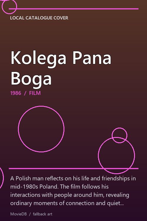 Kolega Pana Boga poster