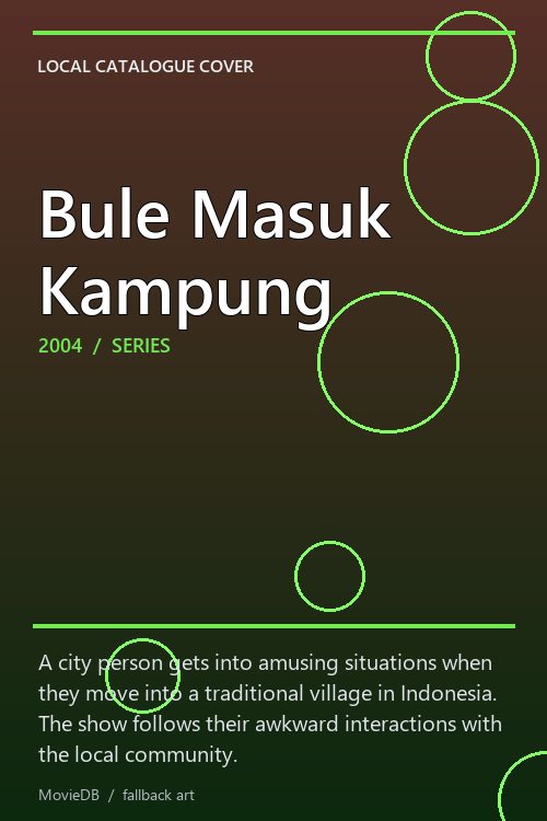Bule Masuk Kampung poster