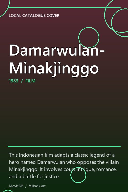 Damarwulan-Minakjinggo poster