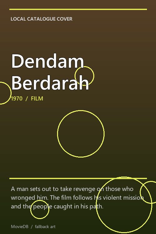 Dendam Berdarah poster