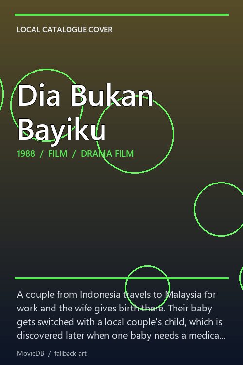 Dia Bukan Bayiku poster