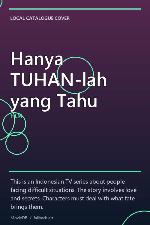 Hanya TUHAN-lah yang Tahu poster