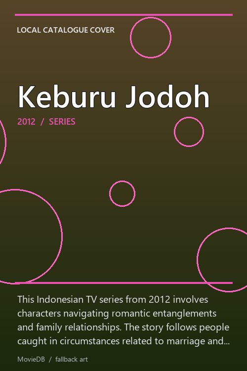 Keburu Jodoh poster