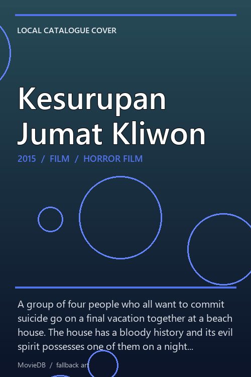 Kesurupan Jumat Kliwon poster