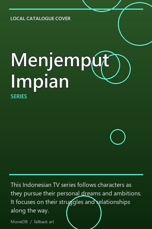 Menjemput Impian poster