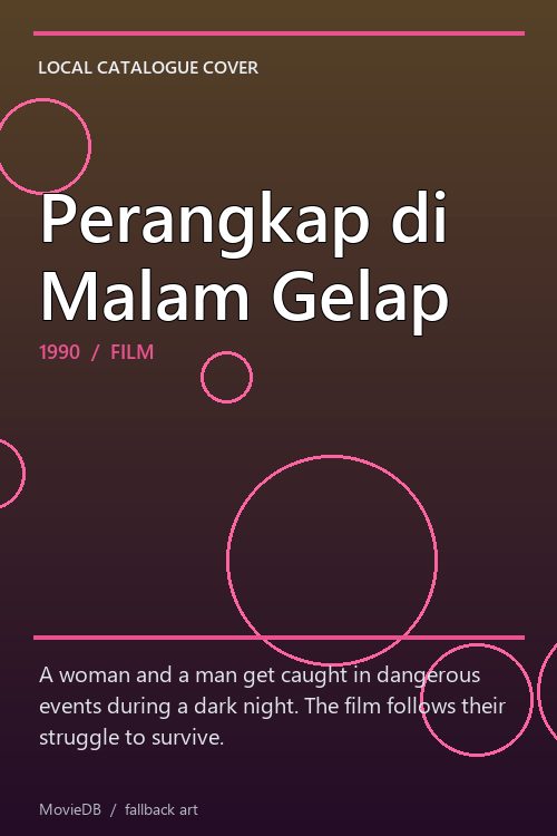 Perangkap di Malam Gelap poster