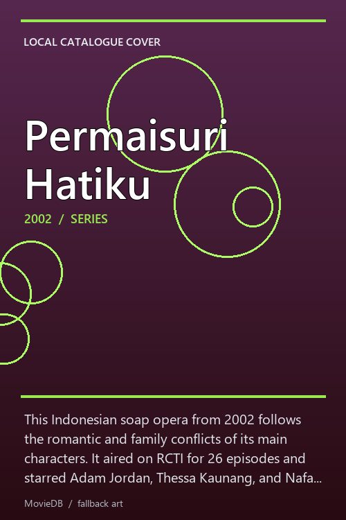 Permaisuri Hatiku poster