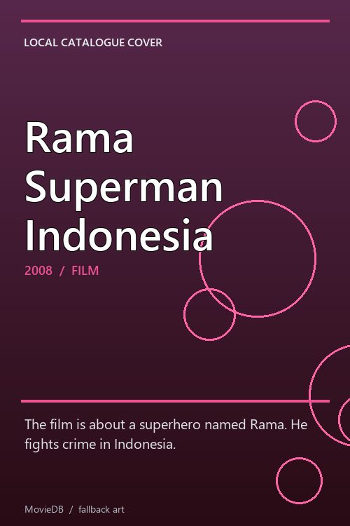 Rama Superman Indonesia poster