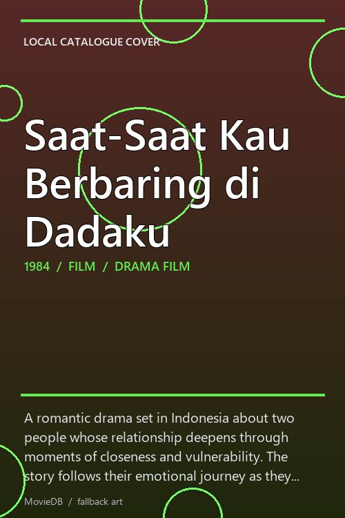 Saat-Saat Kau Berbaring di Dadaku poster