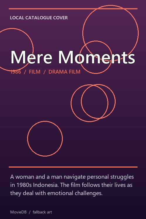 Mere Moments poster