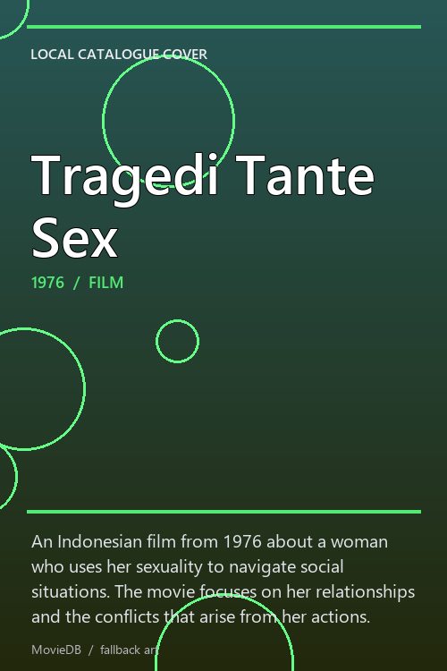 Tragedi Tante Sex poster