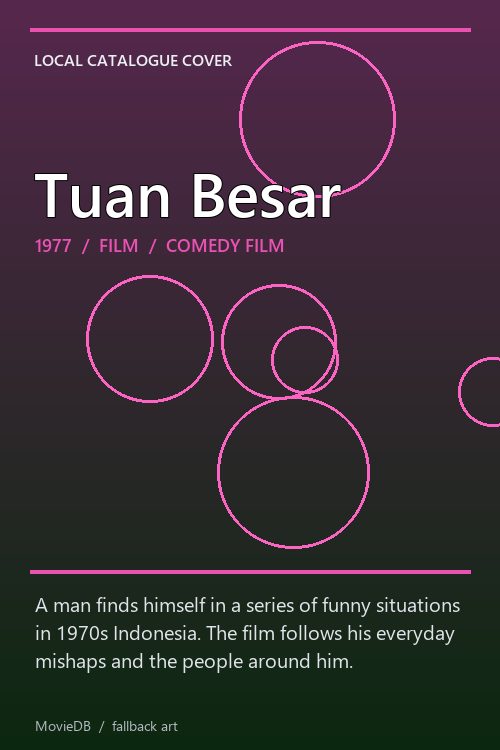Tuan Besar poster