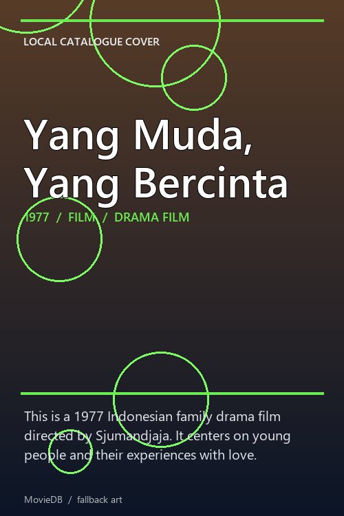 Yang Muda, Yang Bercinta poster