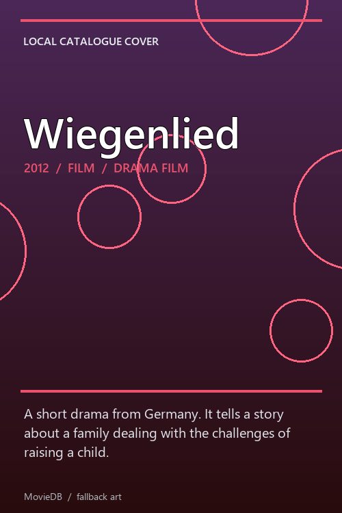 Wiegenlied poster