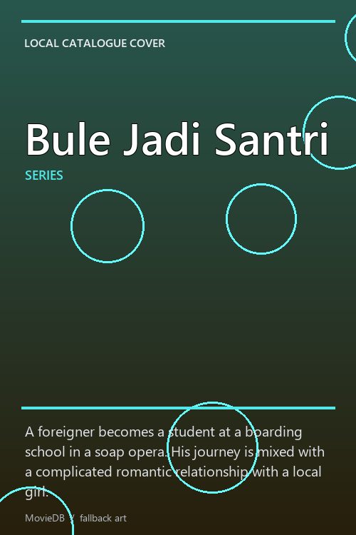 Bule Jadi Santri poster