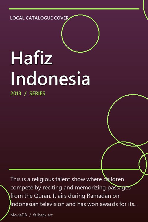 Hafiz Indonesia poster
