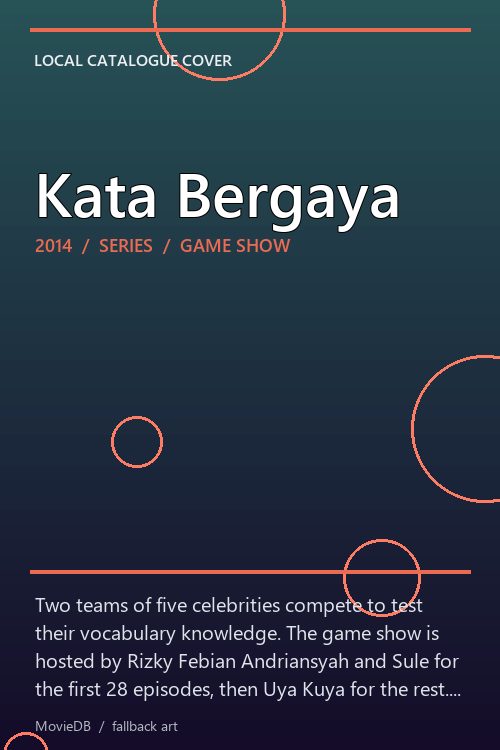 Kata Bergaya poster