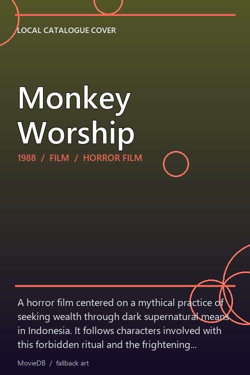 Monkey Worship poster
