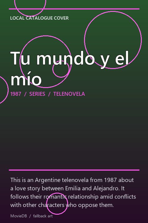 Tu mundo y el mío poster