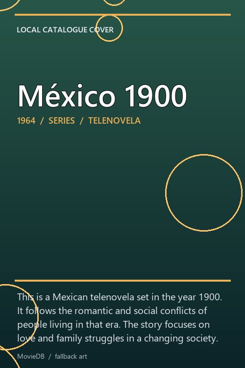 México 1900 poster