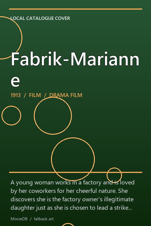 Fabrik-Marianne poster