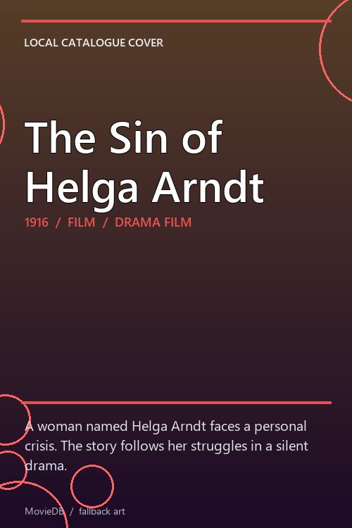 The Sin of Helga Arndt poster