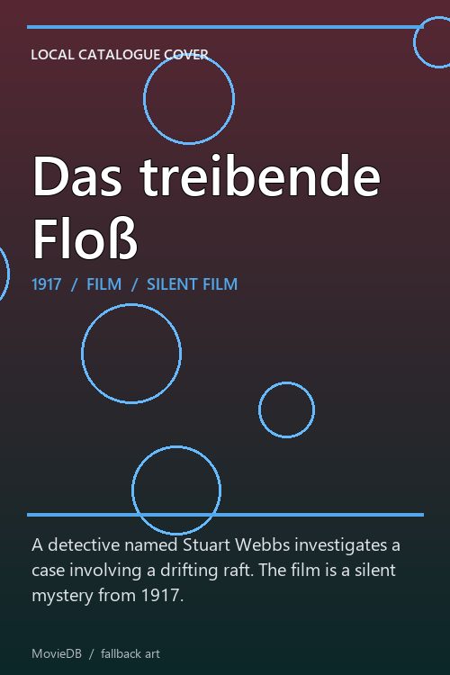 Das treibende Floß poster