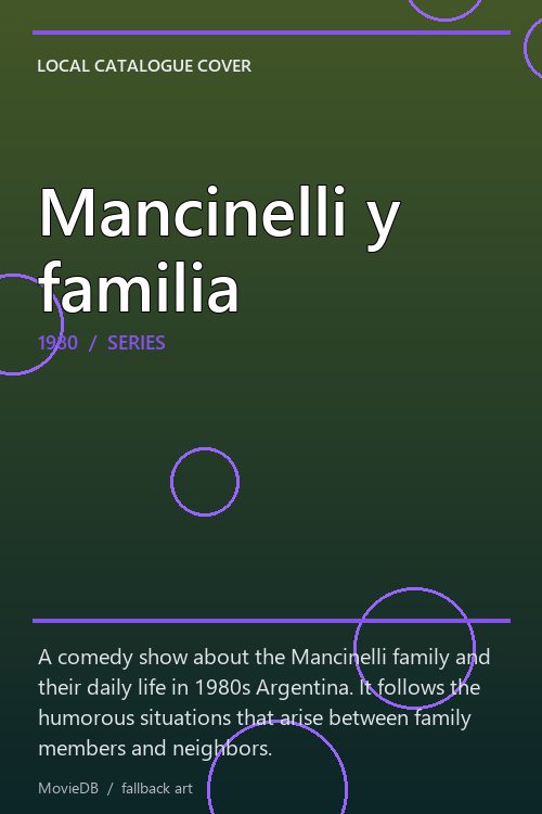 Mancinelli y familia poster