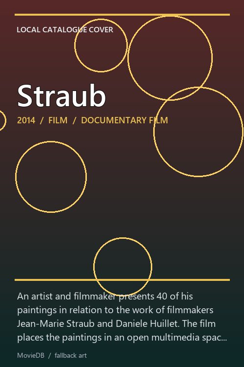 Straub poster
