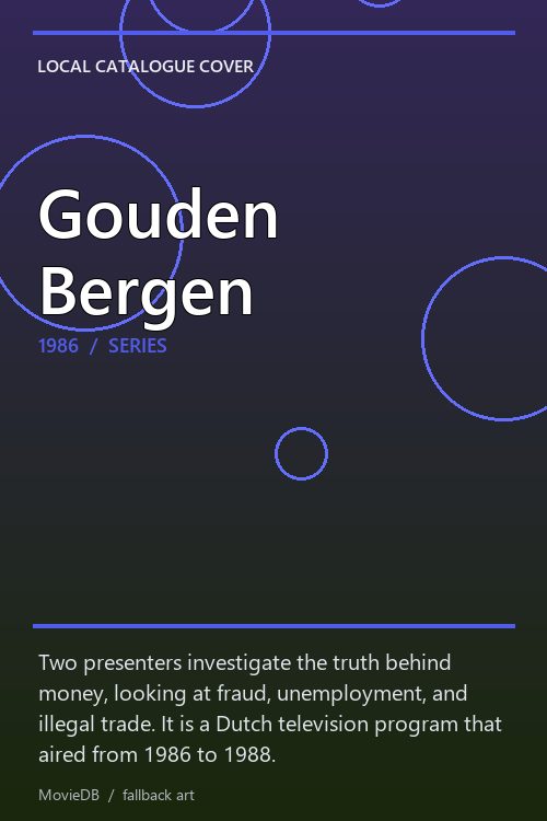Gouden Bergen poster