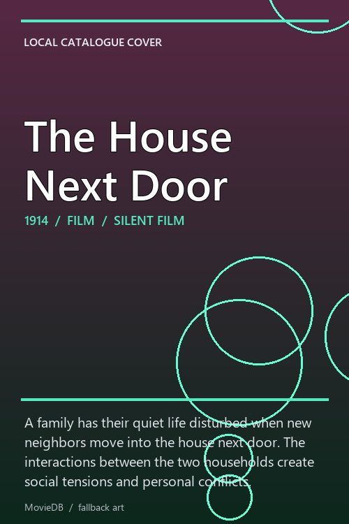 The House Next Door poster