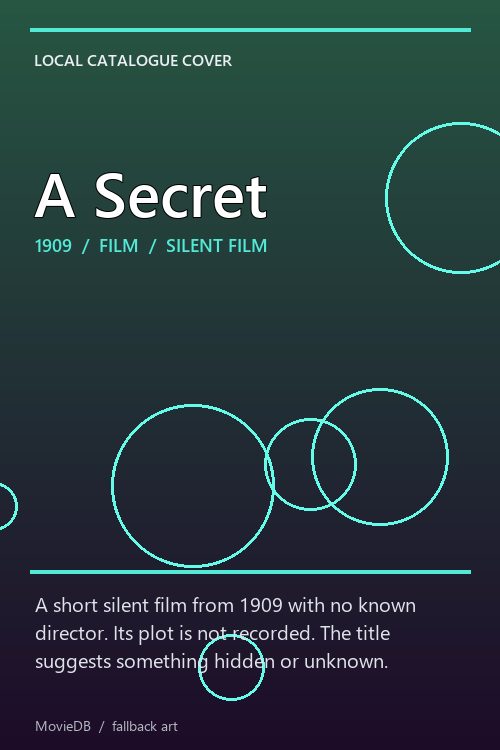 A Secret poster