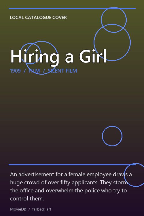 Hiring a Girl poster