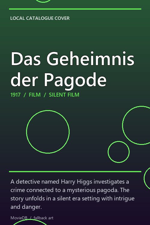 Das Geheimnis der Pagode poster