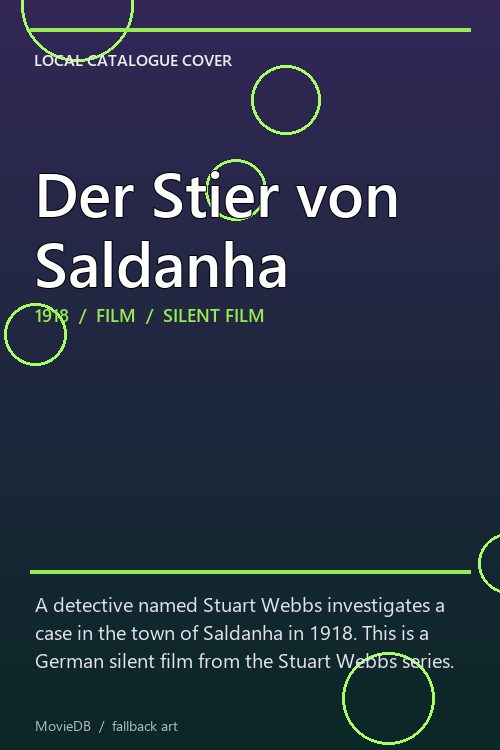 Der Stier von Saldanha poster
