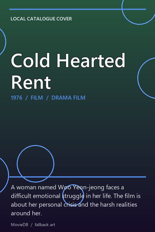 Cold Hearted Rent poster