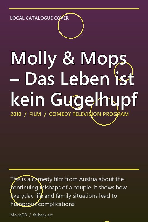 Molly & Mops – Das Leben ist kein Gugelhupf poster