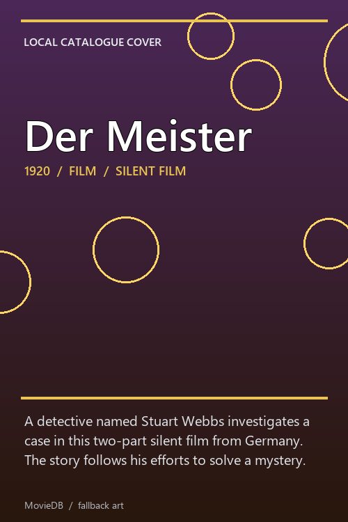 Der Meister poster