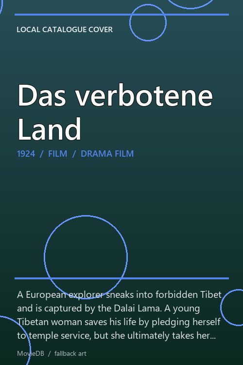 Das verbotene Land poster