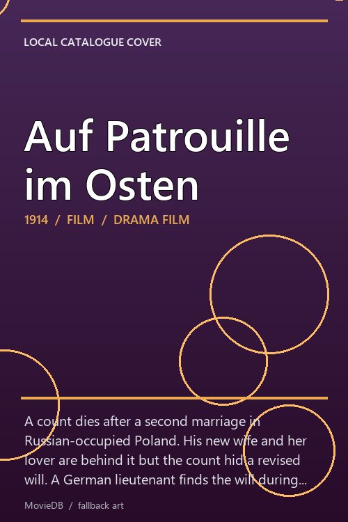 Auf Patrouille im Osten poster