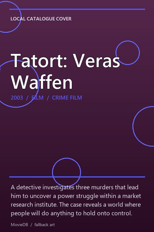 Tatort: Veras Waffen poster