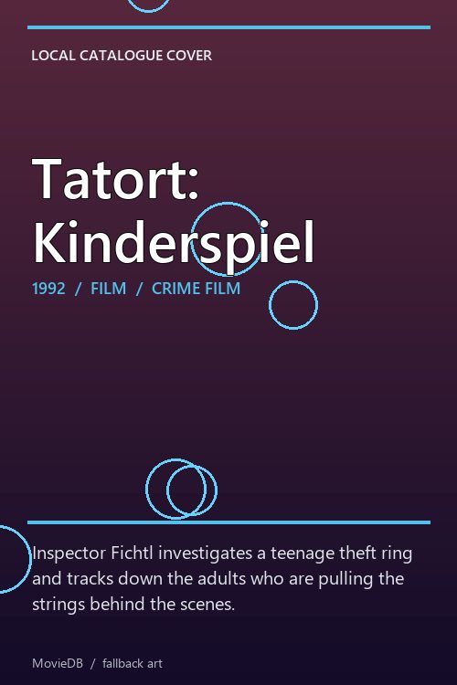 Tatort: Kinderspiel poster
