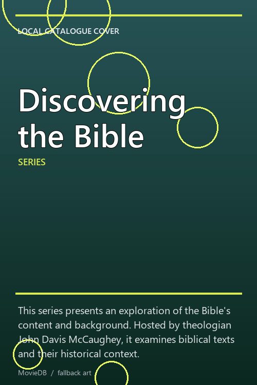 Discovering the Bible poster