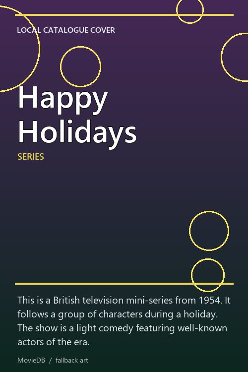 Happy Holidays poster