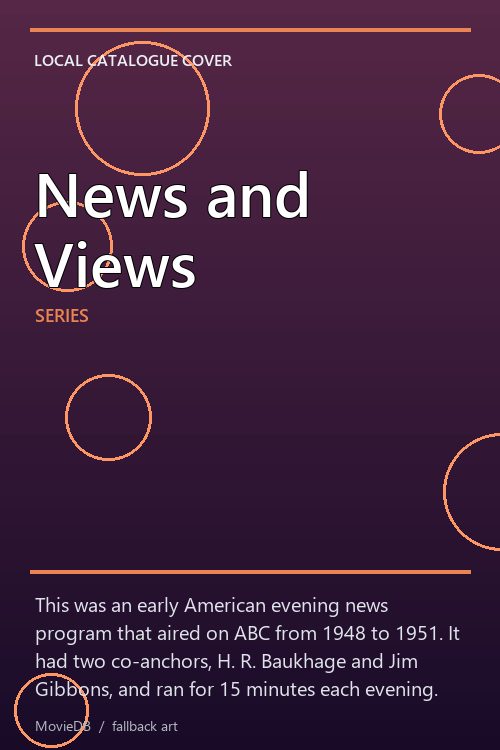 News and Views poster